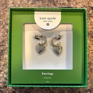 Kate Spade x Target Gold Heart Earrings